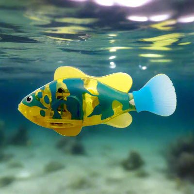 Jouet Interactif Chat  - CatchyFish™ - Jaune Pale