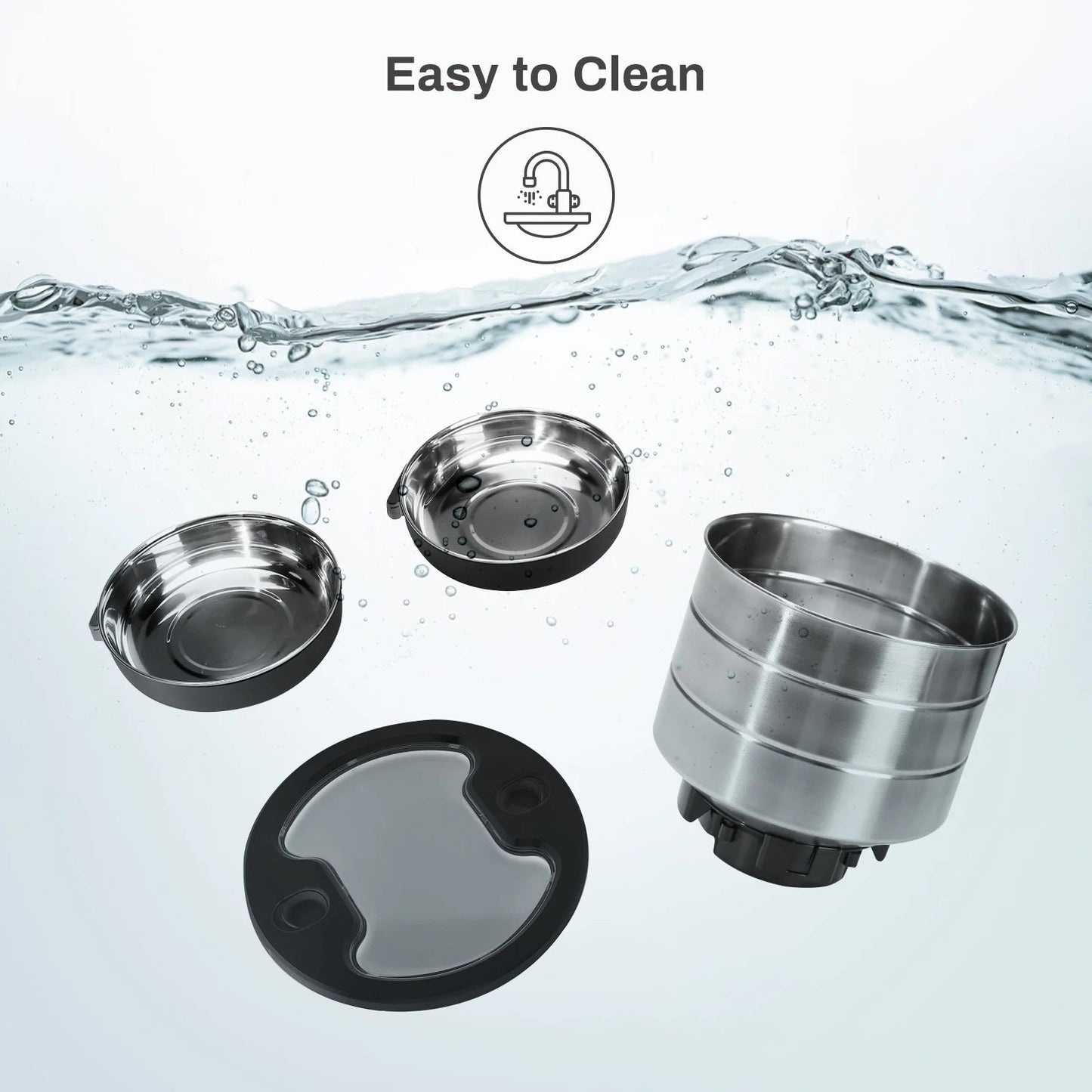 4.5L Automatic Cat Feeder With WiFi Button Smart Pet Cat/Dogs Food Dispenser Two Stainless Steel Bowls Feeder Pet Supplies