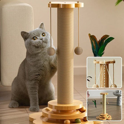 Arbre à Chat en Bois Naturel Design | NatureFélin