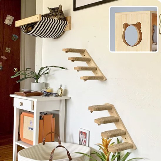 Arbre à Chat Mural | VerticalPaws