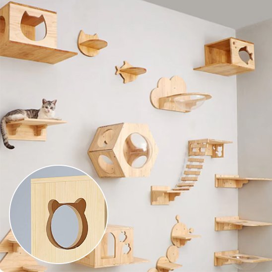 Arbre à Chat Mural | VerticalPaws