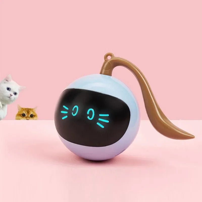 Automatic Funny Cat Toys Electric Motion Undercover Moving Bouncing Rolling Ball Interactive Toy For Indoor Cat Kitty Pet Toy
