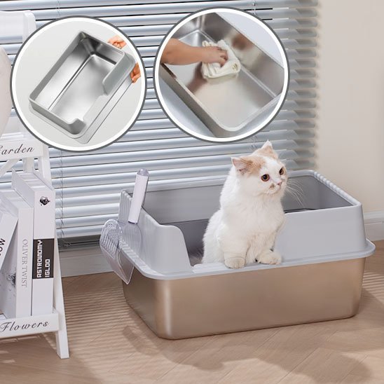 Bac à Litière Design Anti-Odeurs pour Chat | PetComfort