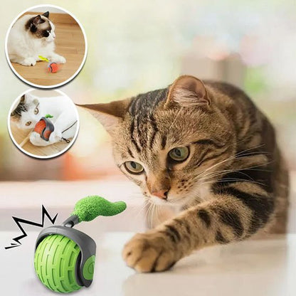 Jouet Chat Interactif Auto Électrique Roulant | FélinActif